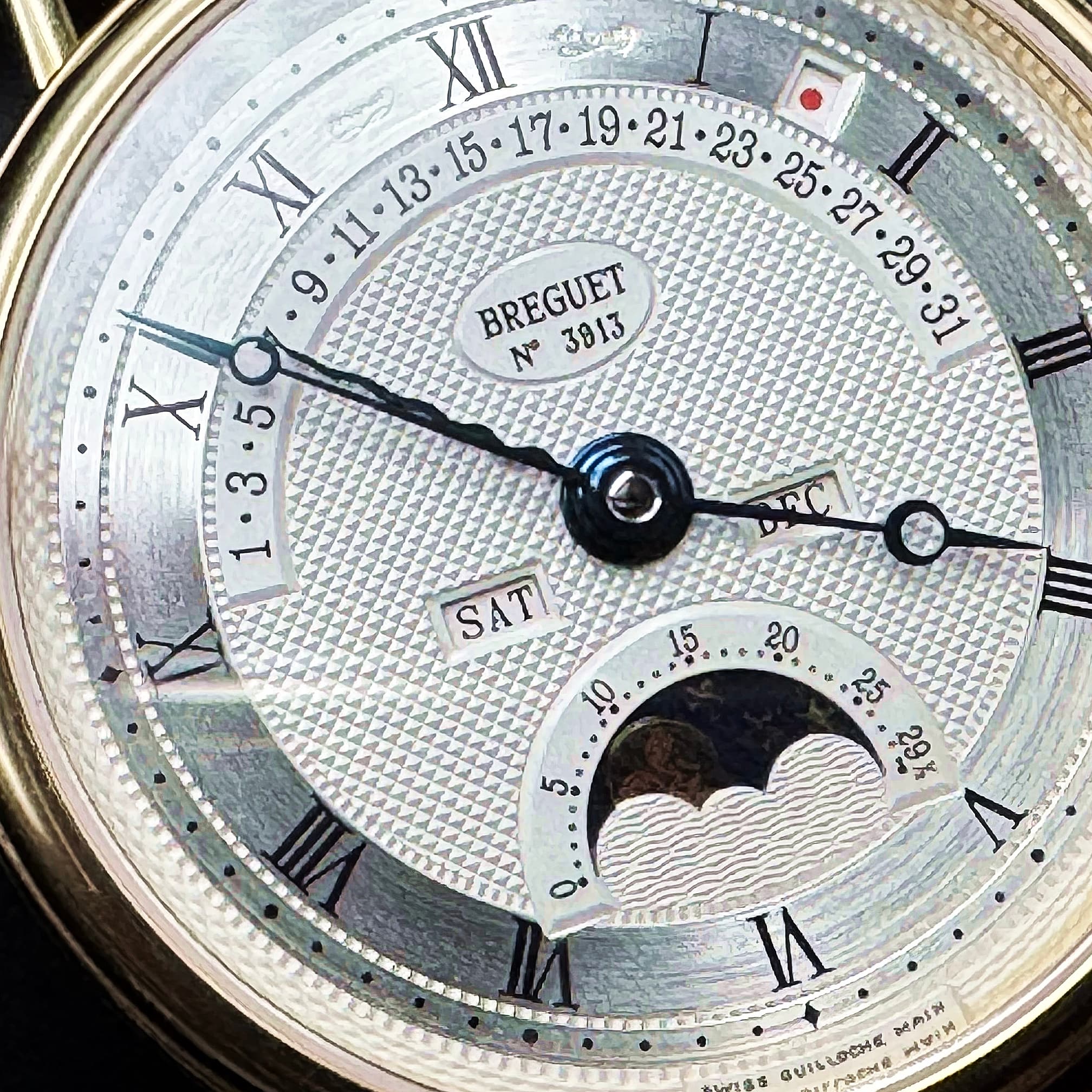 Detailed guilloche pattern